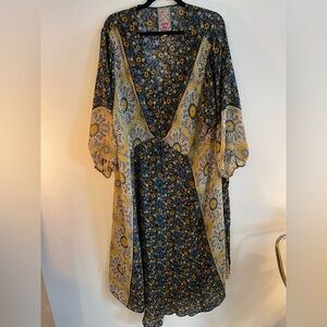 Johnny Was Floral and Paisley Maxi Dress